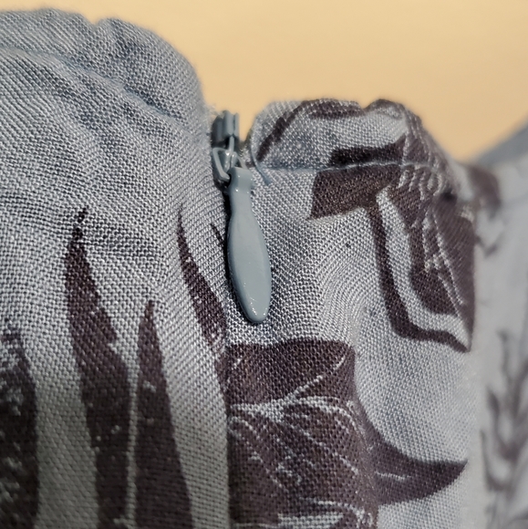 Roxy | Blue Heaven Lirely Floral A-Line Mini Dress in Large - Picture 8 of 11